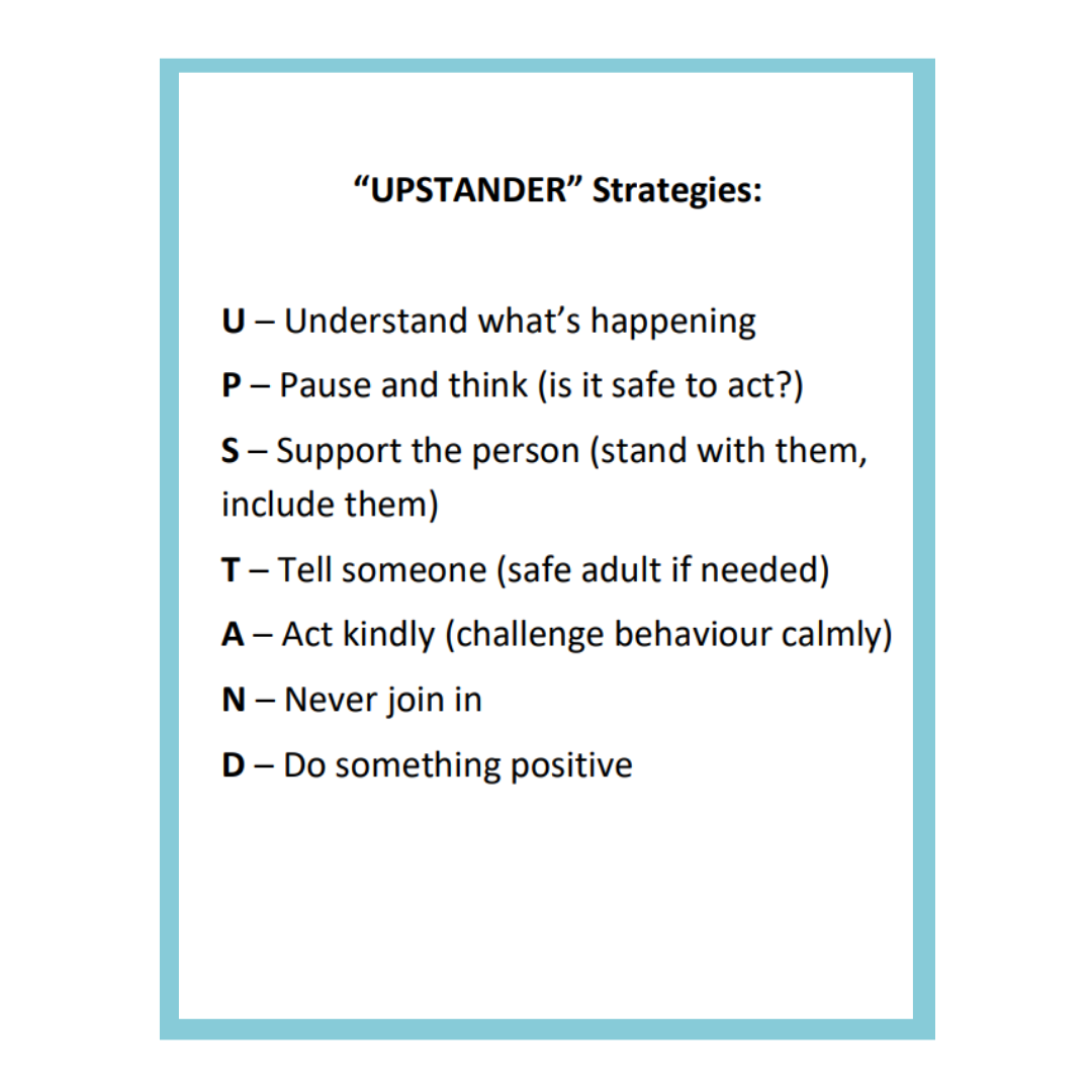 Upstander poster