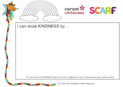 I can show kindness - activity sheet